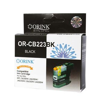 Utángyártott ORINK Brother LC223BK fekete tintapatron