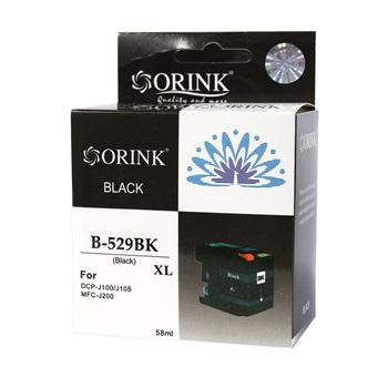 Utángyártott ORINK Brother LC529Bk XL fekete tintapatron