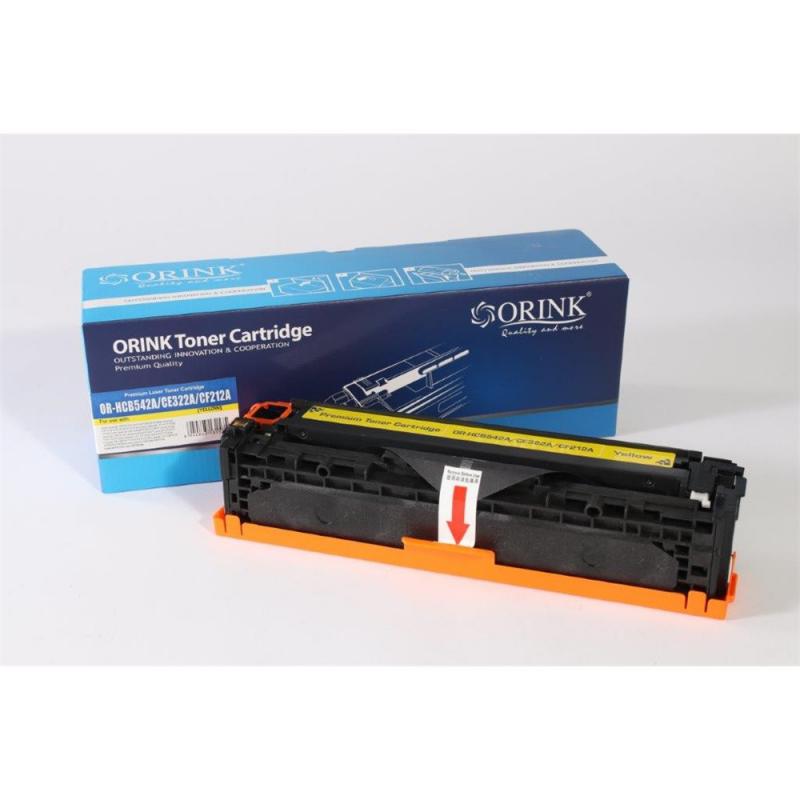 Utángyártott ORINK HP CB542A/CE322A/CF212A (CRG-716) sárga toner (100% új!)