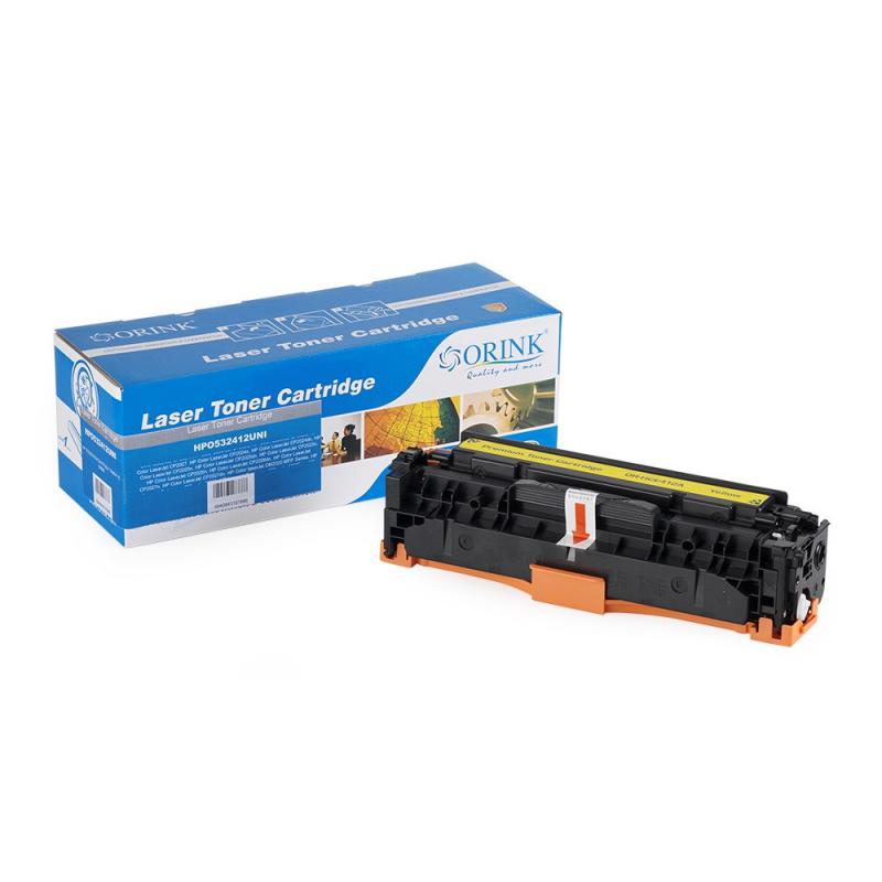 Utángyártott ORINK HP CC532A/CF382A/CE411A sárga toner (100% új!)