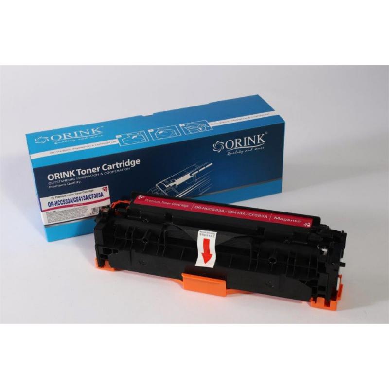 Utángyártott ORINK HP CC533A/CF383A/CE413A magenta toner (100% új!)
