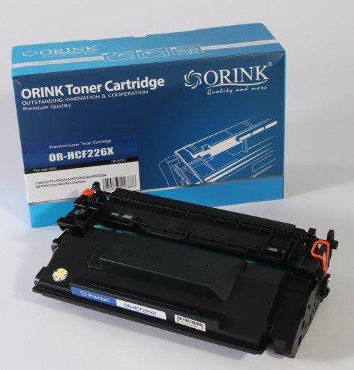 Utángyártott ORINK HP CF226X fekete toner (100% új)