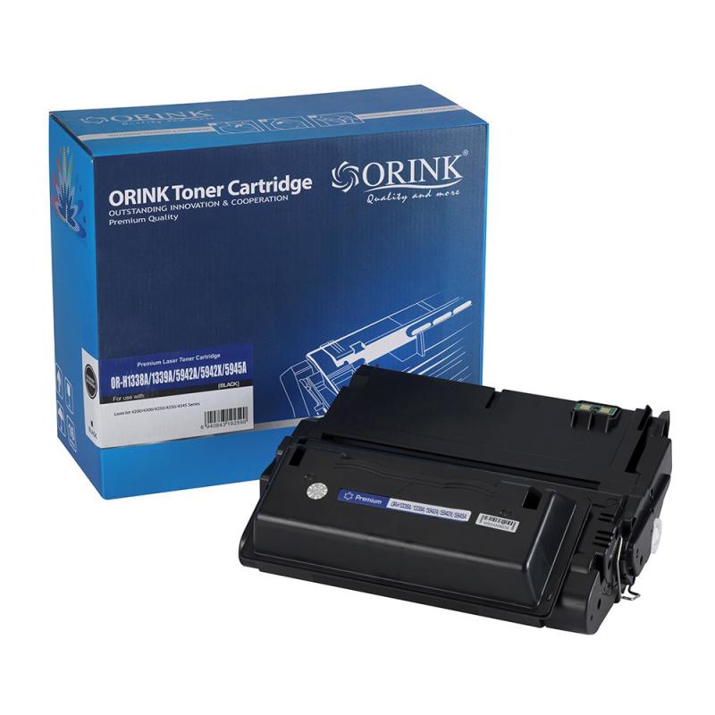Utángyártott ORINK HP Q5942X/5945A/1338X/1339X/ uni fekete toner (100% új!)