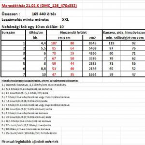 Menedékház 21.02. leszámolós minta két méretben