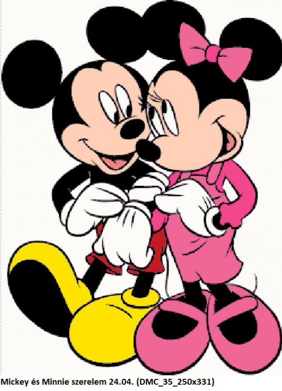Mickey és Minnie szerelem 24.04. (DMC_35_250x331) leszámoloós minta