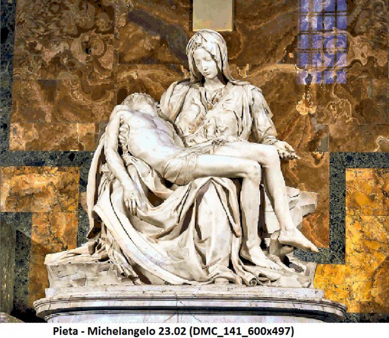 Pieta - Michelangelo 23.02 (DMC_141_600x497) leszámolós minta