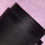 12,6 öltés/cm-es selyemszita alapanyag. Fekete szinű. 100 cm széles