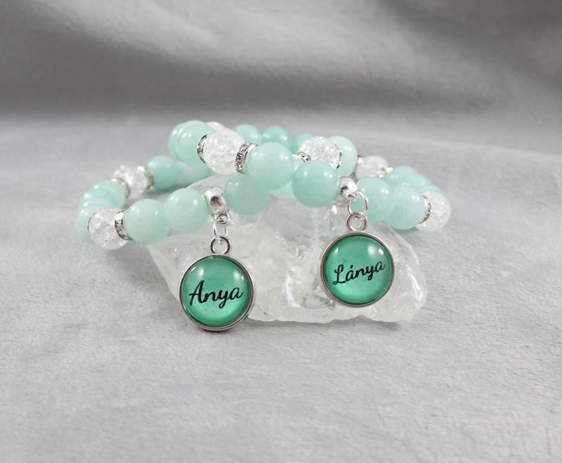 Anya-lánya karkötők, világoszöld 1