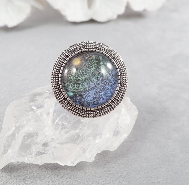 Apró mintás keretű gyűrű 1