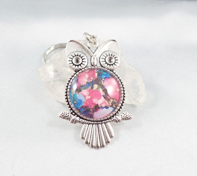 Bagoly talizmán kulcstartó – Színes álom