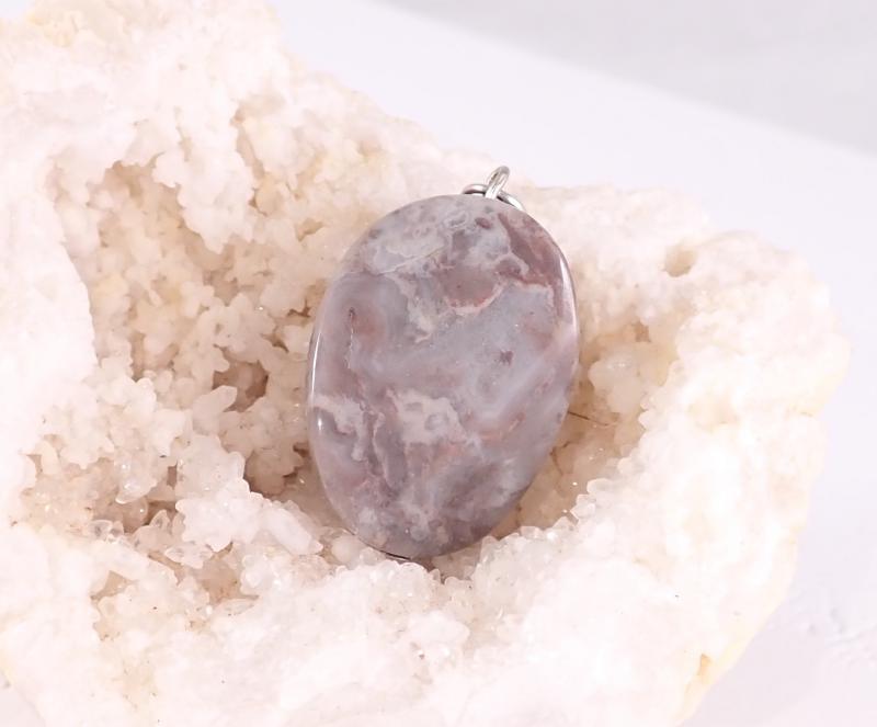 Botswana achát ovális medál