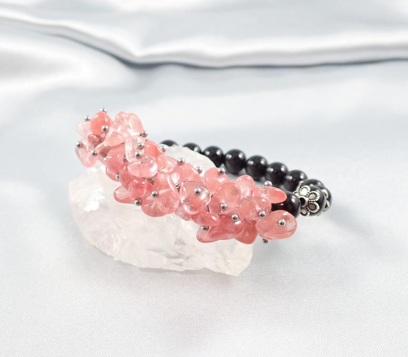 Cseresznye álom karkötő