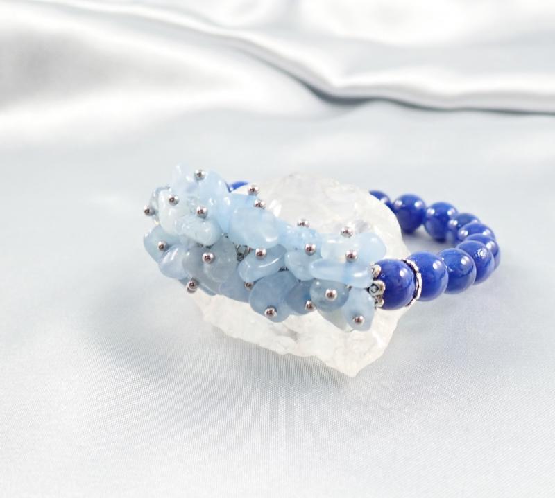 Égkék harmónia karkötő