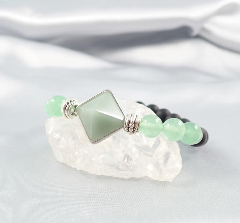 Erőközpont – aventurin karkötő