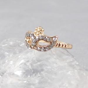 Álarc gyűrű, arany színű