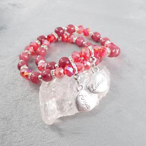 Anya-lánya karkötők, bordó