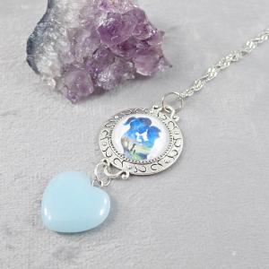 Anyaság medál kékkvarccal