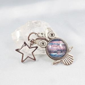 Bagoly talizmán kulcstartó – Csillagköd