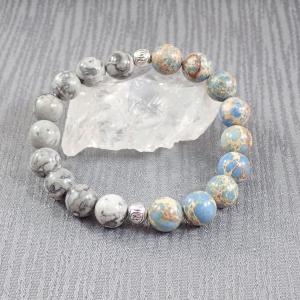 Császárkő és képjáspis karkötő 2