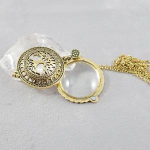 Életfás medál nagyítóval