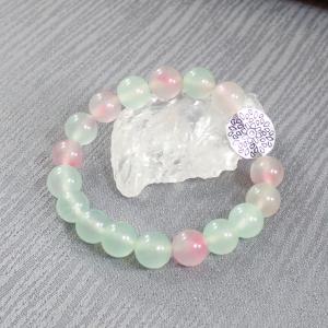 Fluorit karkötő mandalával