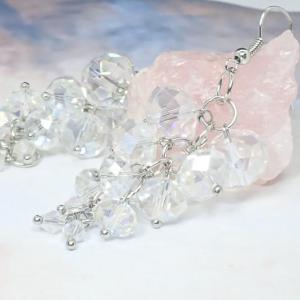 Fürtöcske fülbevaló, áttetsző