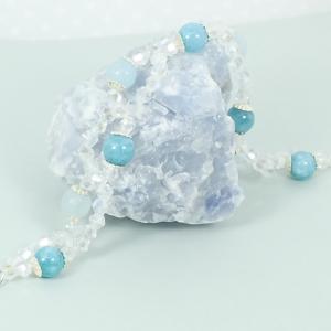 Fűzött karkötő acháttal