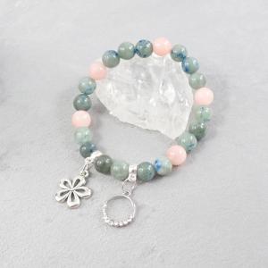 Jáde karkötő két medállal