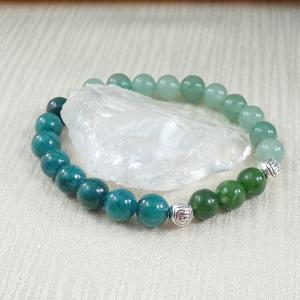 Karkötő háromféle zöldből