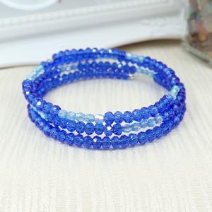 Kék árnyalatok memória karkötő 1