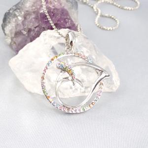 Kör medál színes kövecskékkel