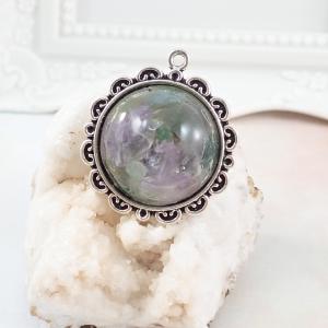 Medál ametiszttel és aventurinnal