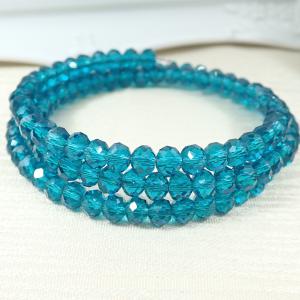 Zöldeskék memória karkötő