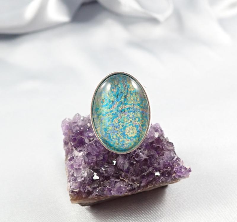 Fantáziamintás gyűrű 8