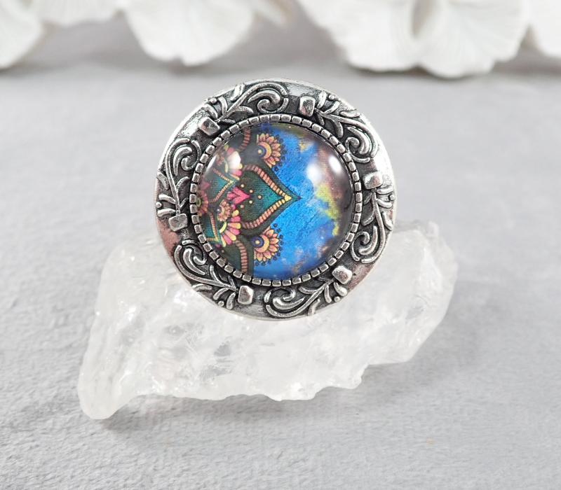 Indamintás keretű gyűrű 2