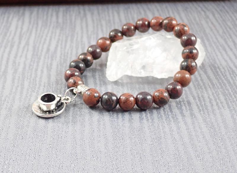 Kávéimádó karkötő, ristretto