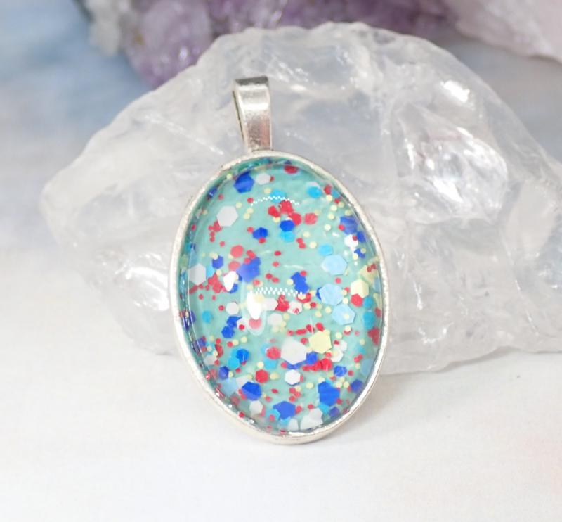 Konfetti medál, ovális