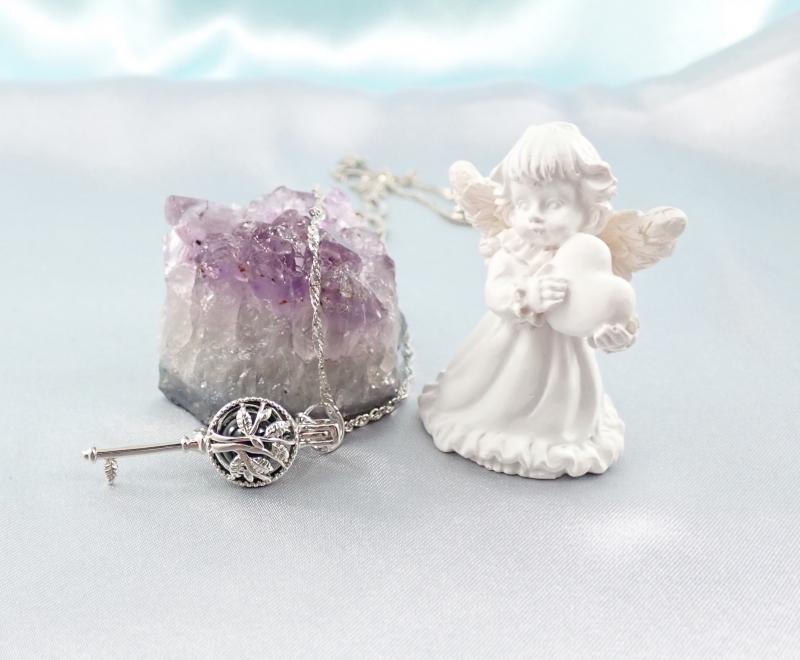 Kulcsocska, nyitható medál, sötét