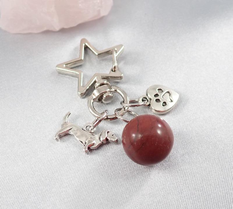 Kulcstartó tacskóval