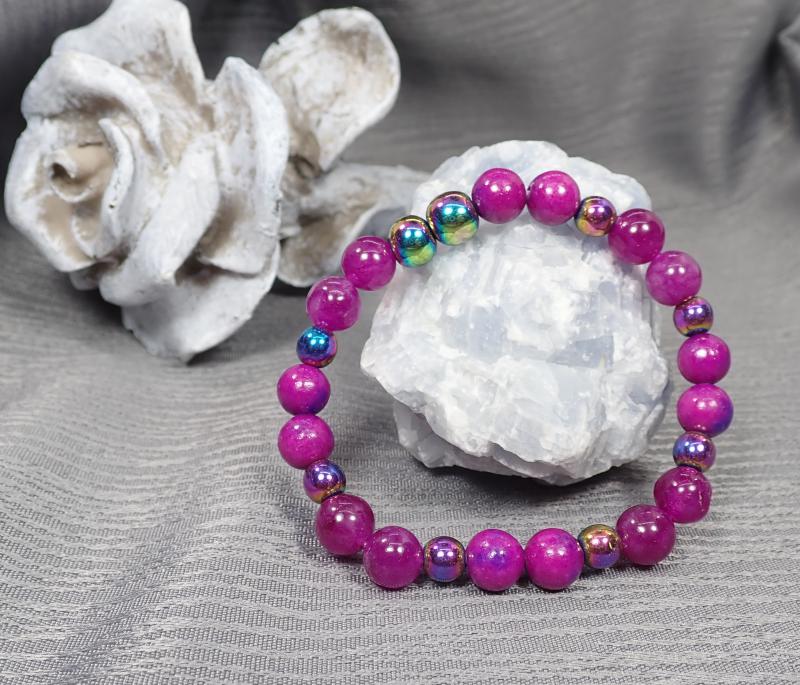 Lila árnyalatok karkötő