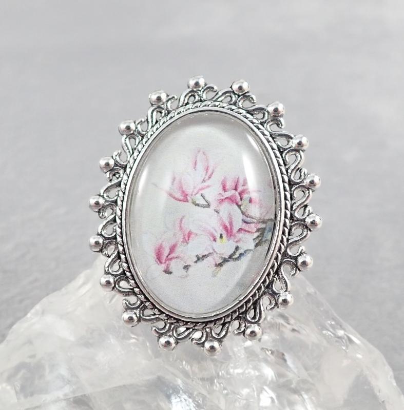 Magnóliavirágos gyűrű