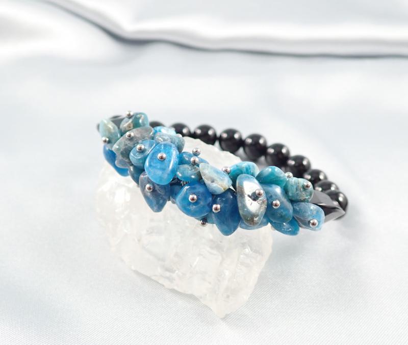 Mélykék erő karkötő