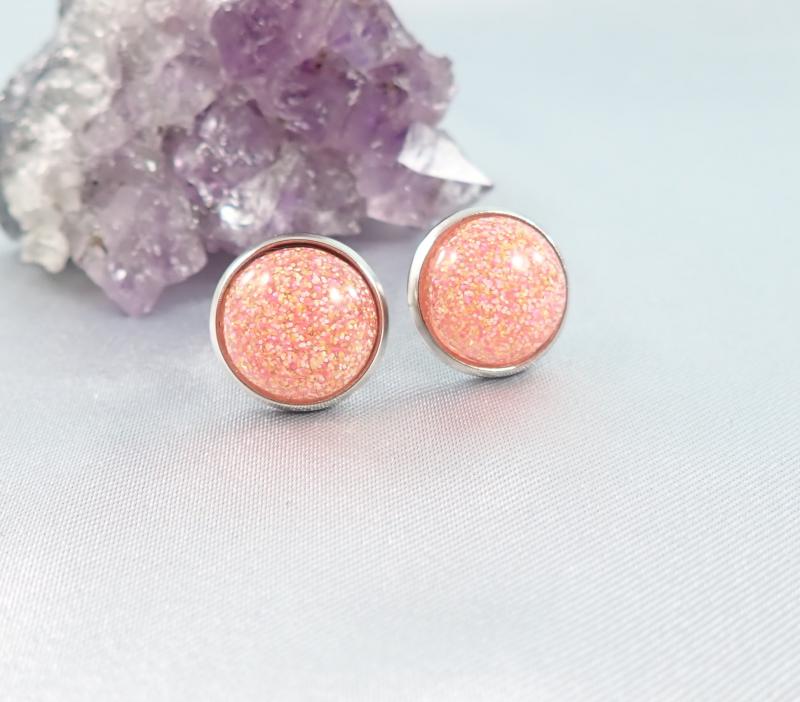 Pötty fülbevaló narancssárga