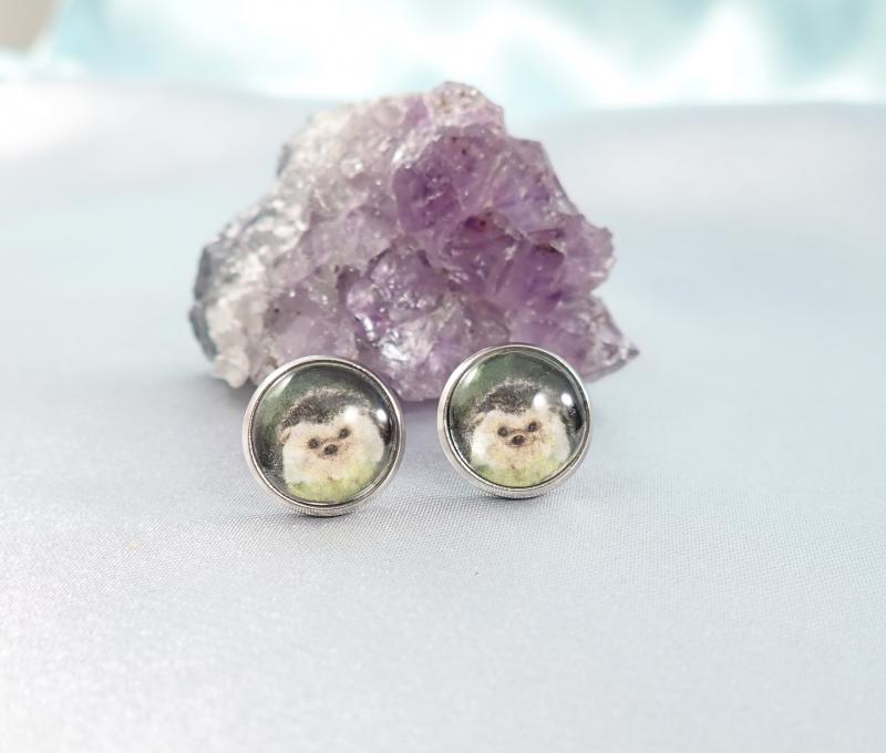 Pötty fülbevaló sünivel 1