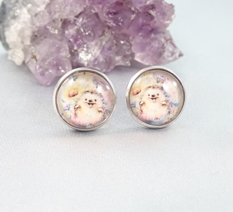 Pötty fülbevaló sünivel 2