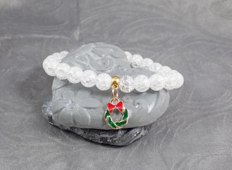 Roppantott gyöngy karácsonyi motívummal 1