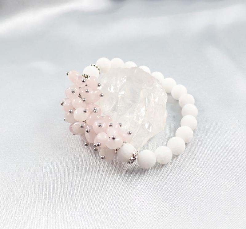 Rózsafény karkötő