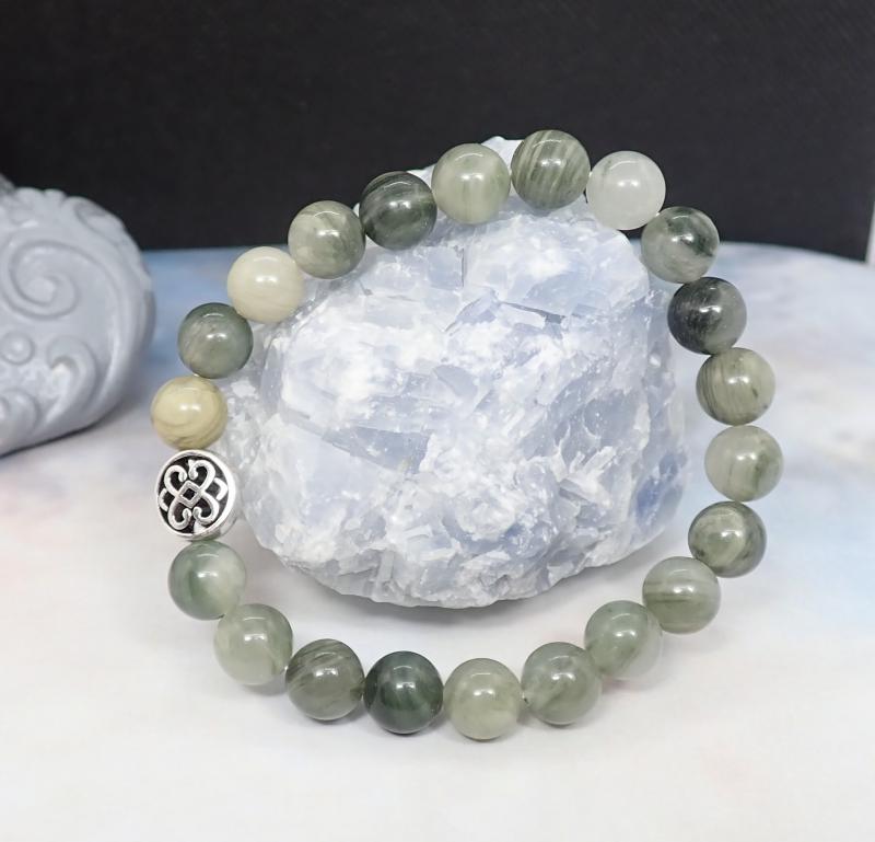 Sávos achát karkötő