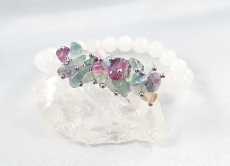 Tavaszi harmat ásvány karkötő