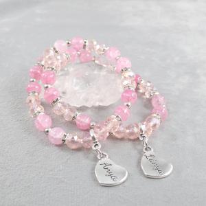 Anya-lánya karkötők, rózsaszín 2